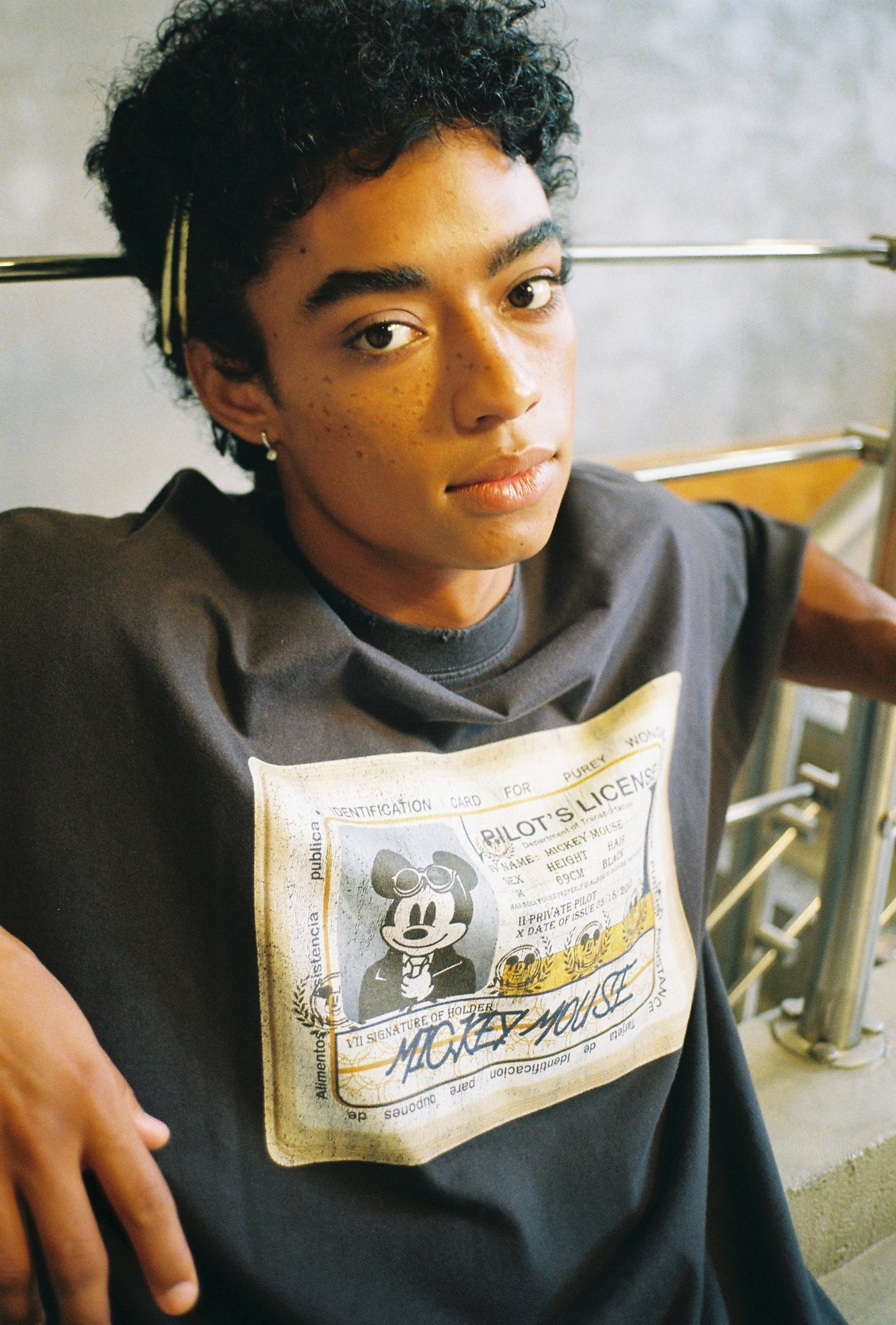 Purey Pilot‘s License Mickey T-Shirt