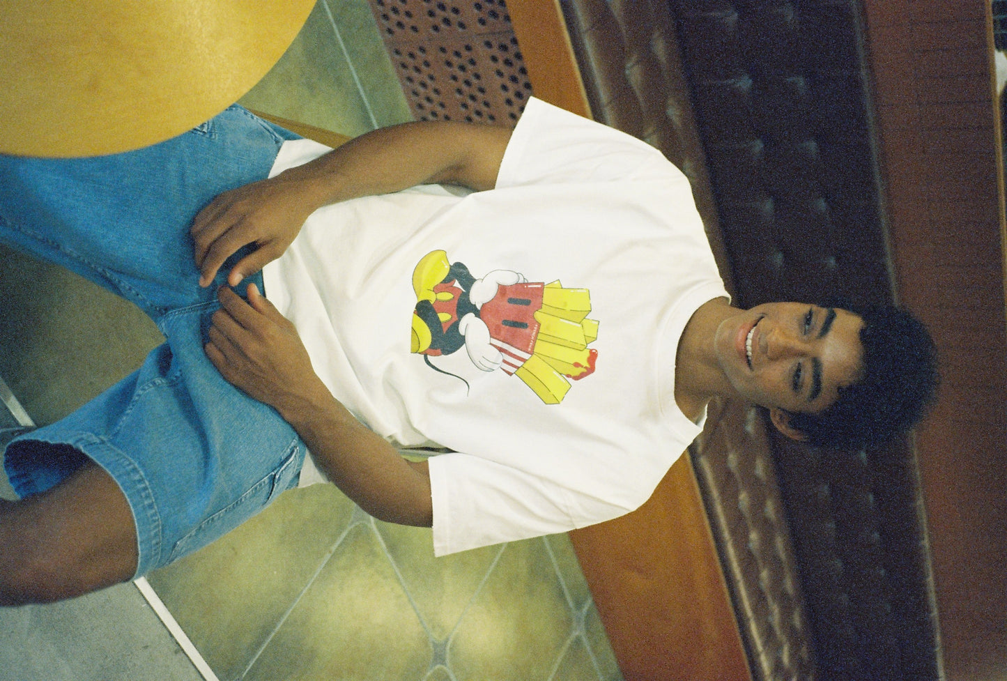 PUREY French Fries Mickey “get the money” tee