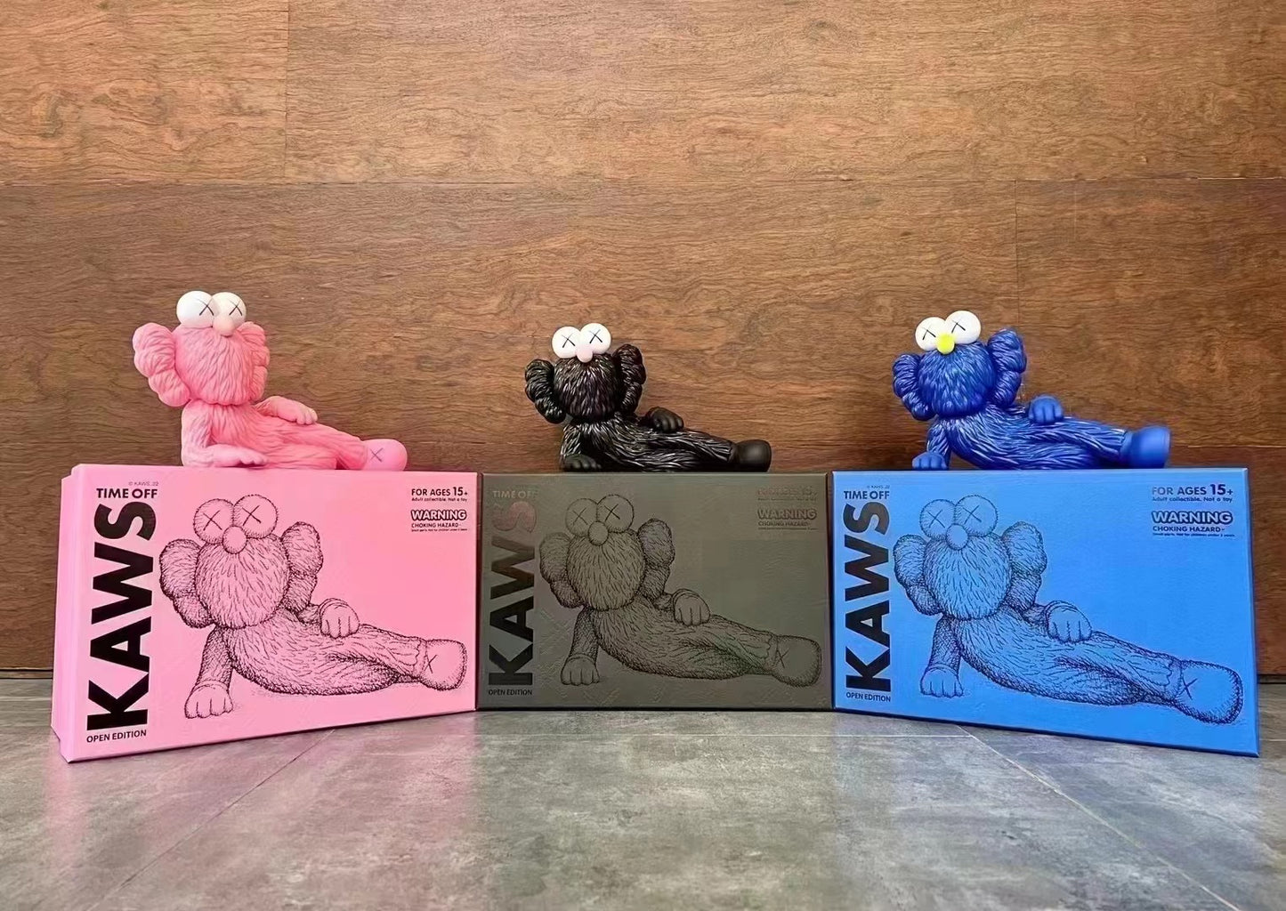 Kaws Time off toy(Sold in sets of three)