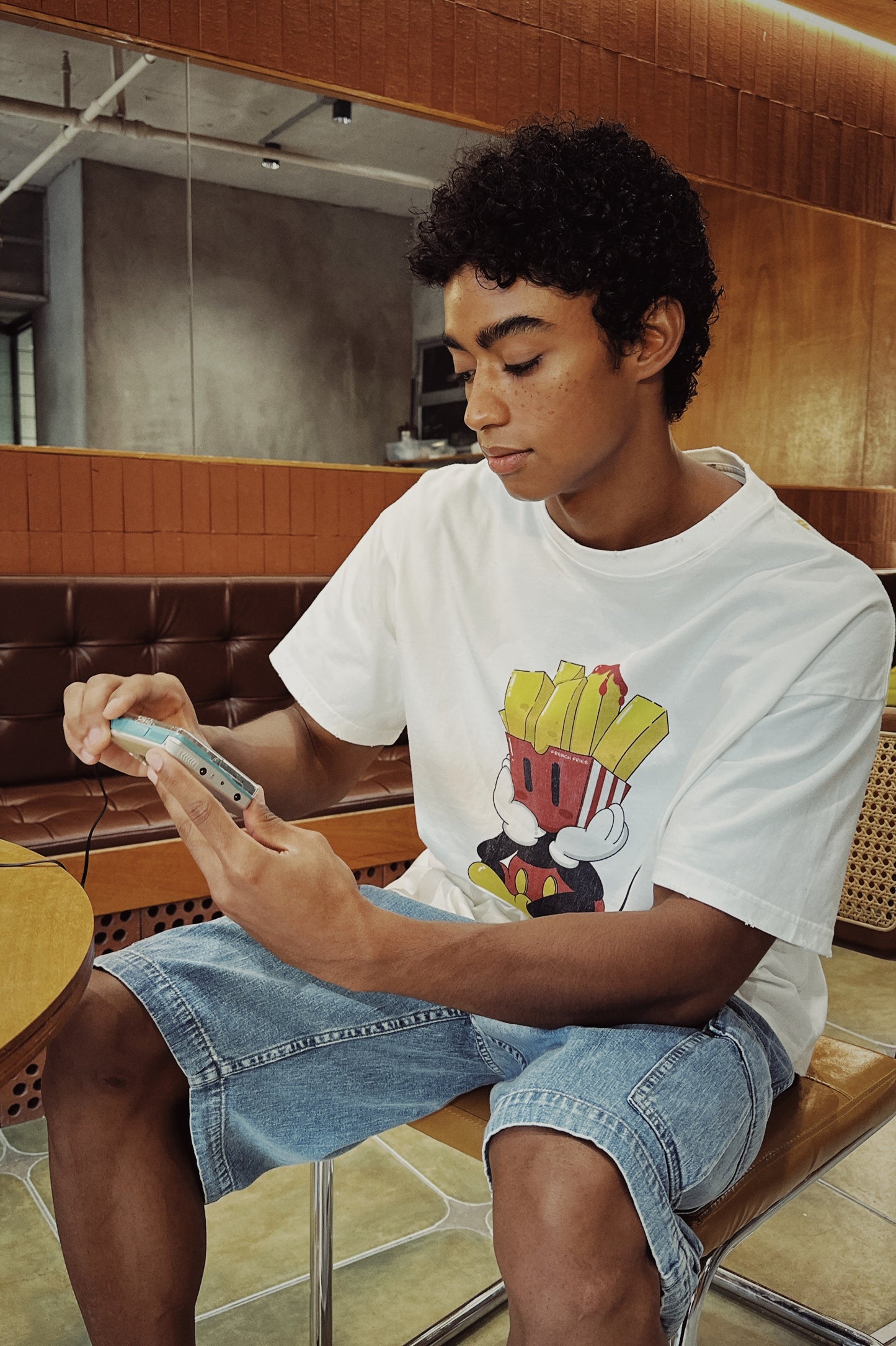PUREY French Fries Mickey “get the money” tee