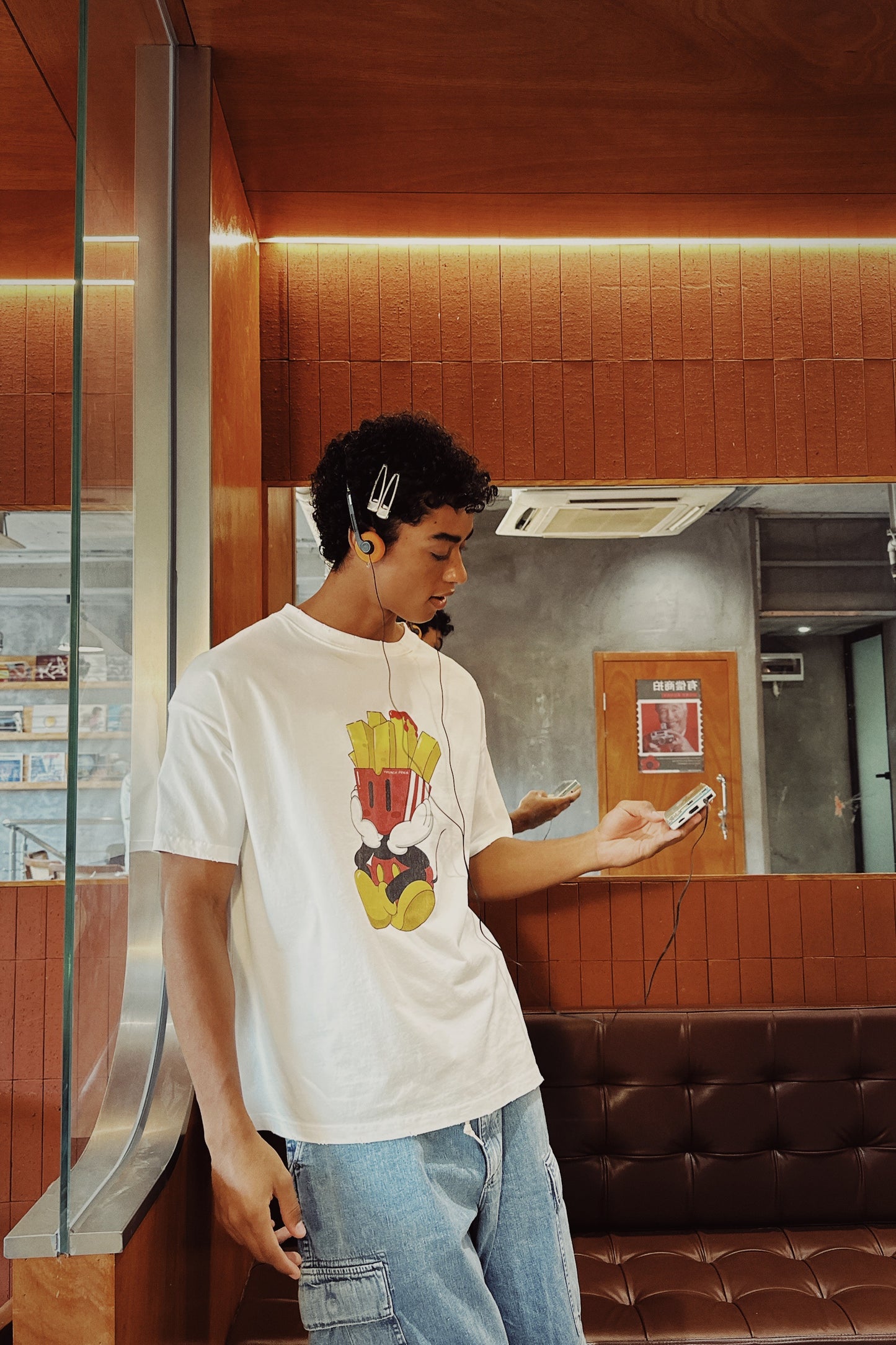 PUREY French Fries Mickey “get the money” tee