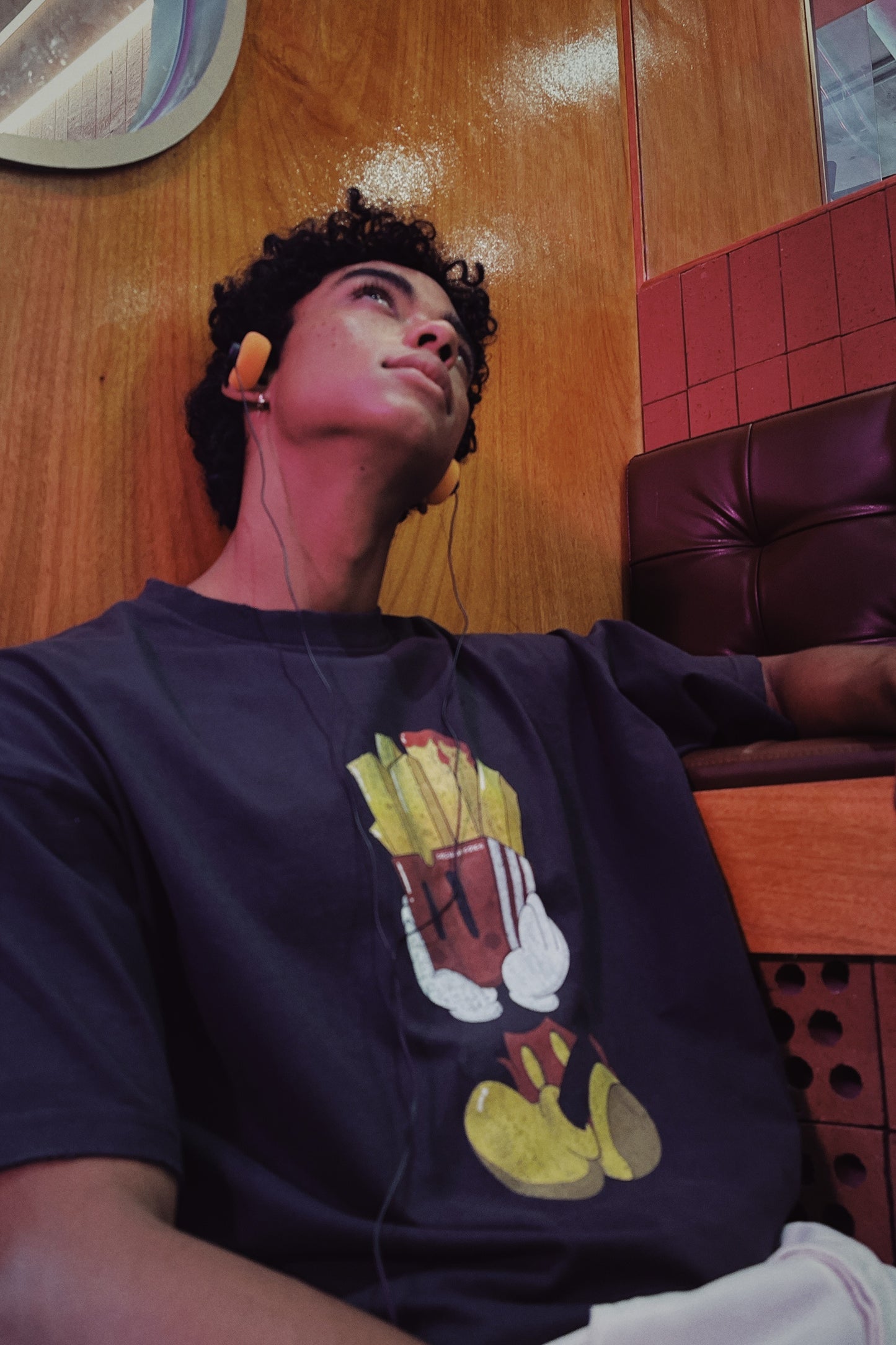 PUREY French Fries Mickey “get the money” tee