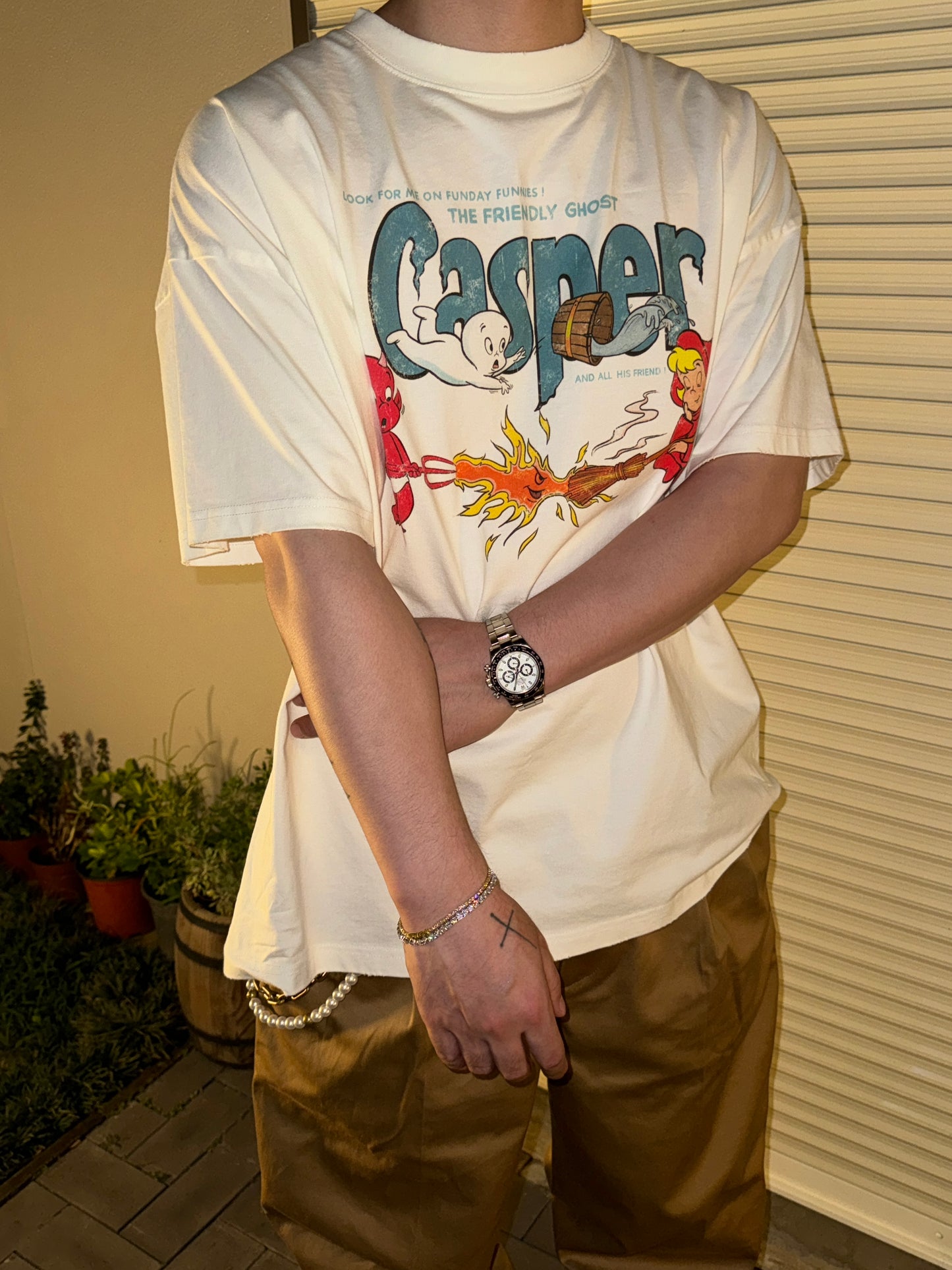 PUREY 24SS Casper with his friends tee