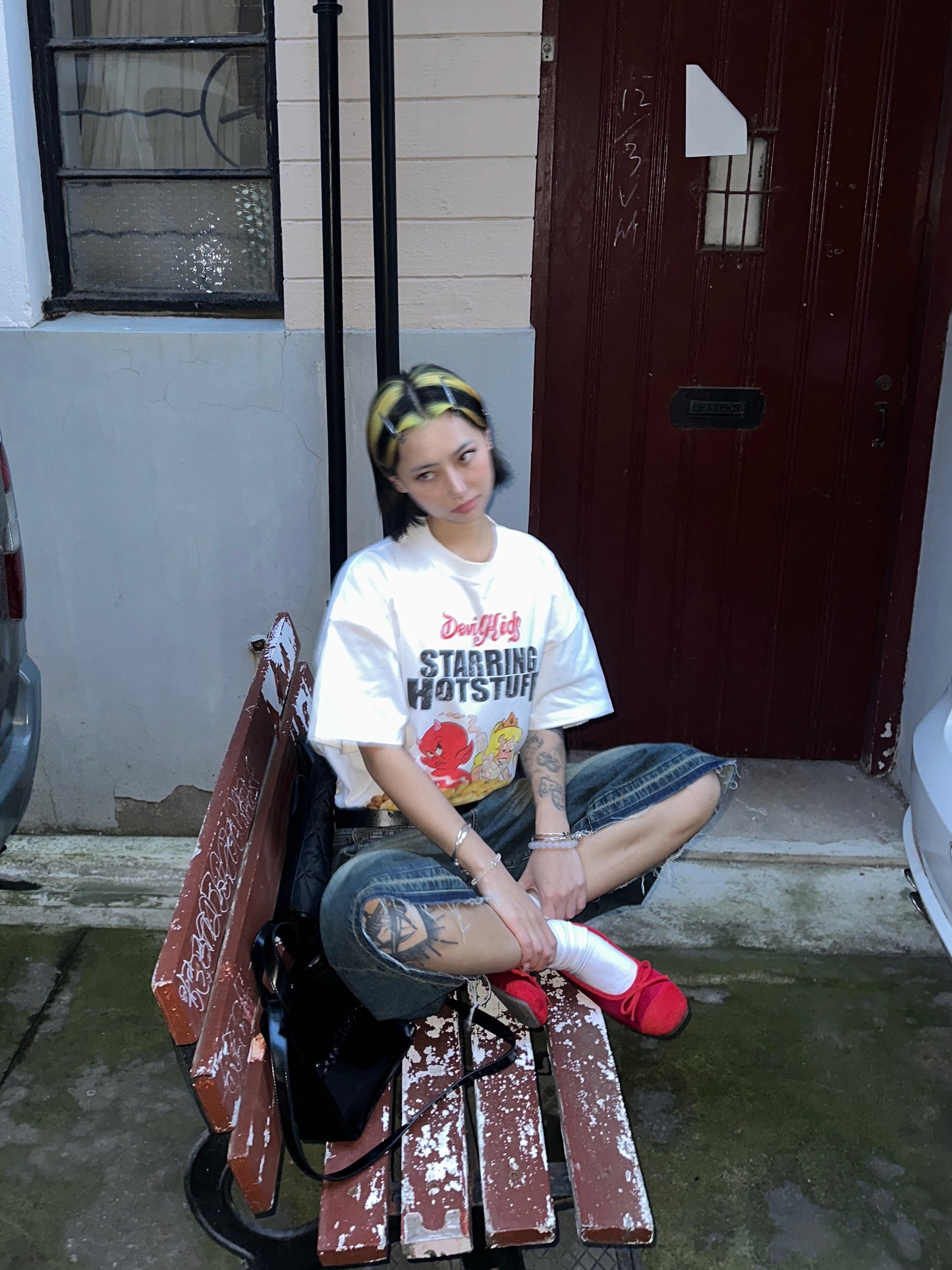 PUREY 24SS Gluttonous Devil Kids tee