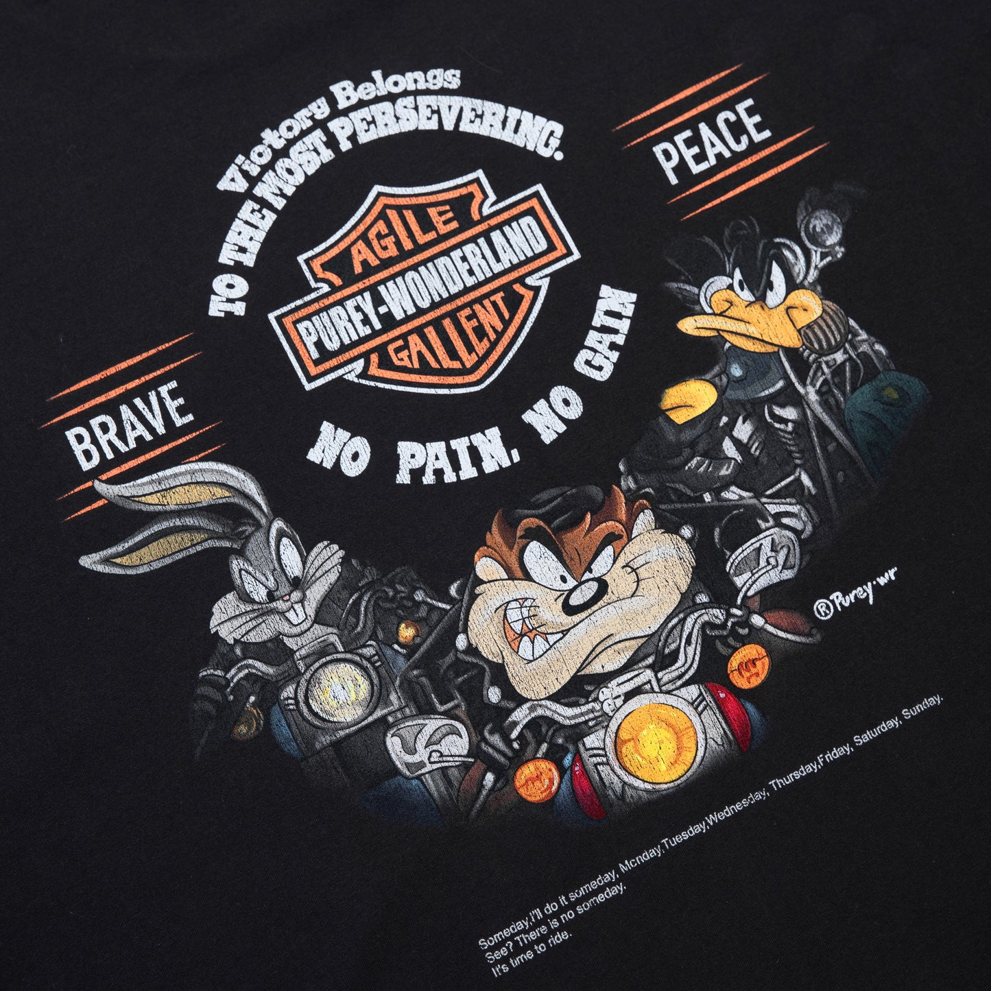 Purey Looney Tunes Bugs Bunny Harley Tee