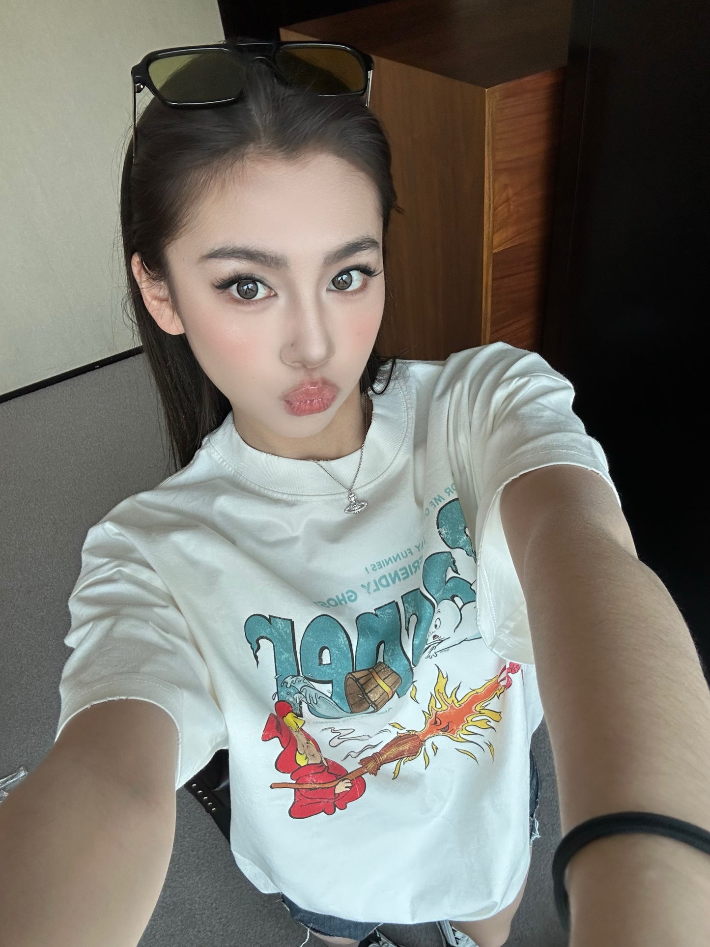 PUREY 24SS Casper with his friends tee