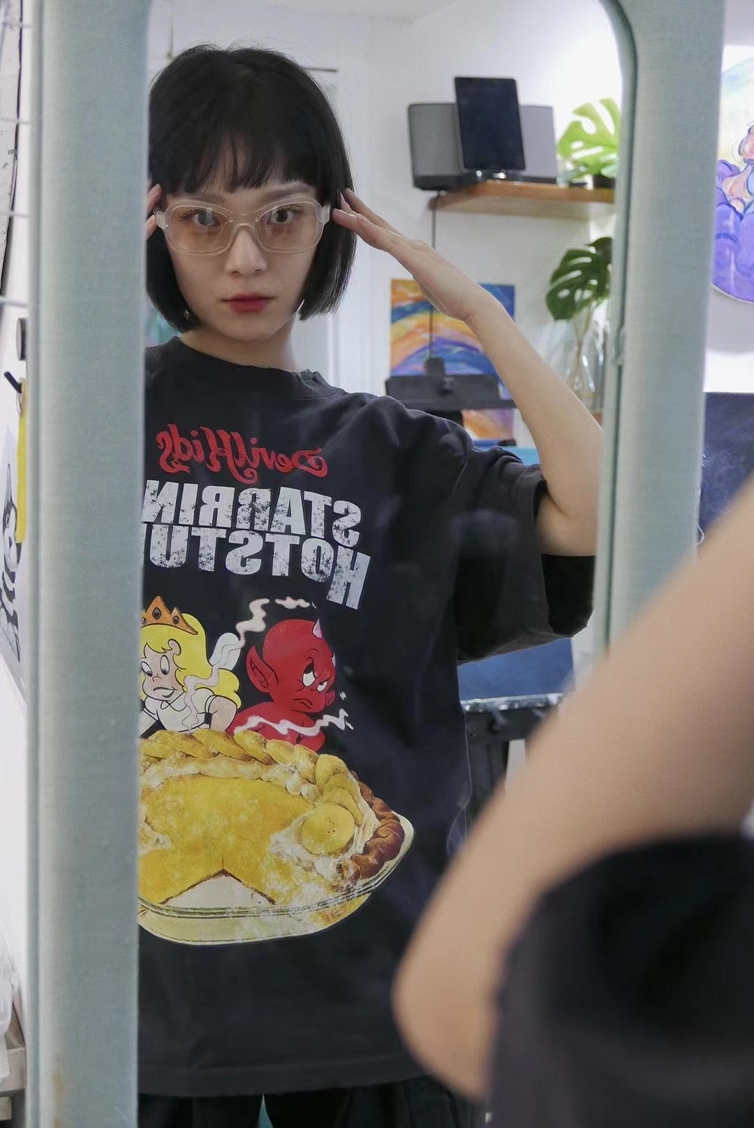 PUREY 24SS Gluttonous Devil Kids tee