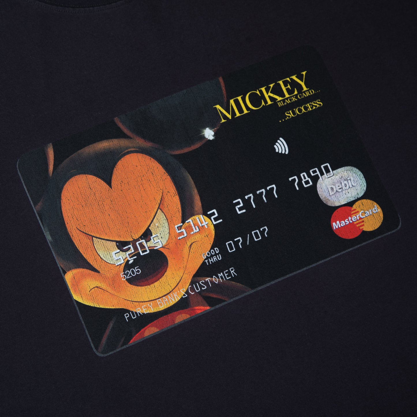 Purey 24SS Mickey Mastercard tee