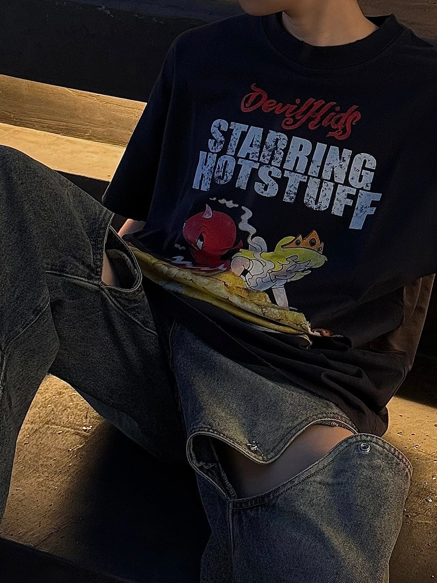 PUREY 24SS Gluttonous Devil Kids tee