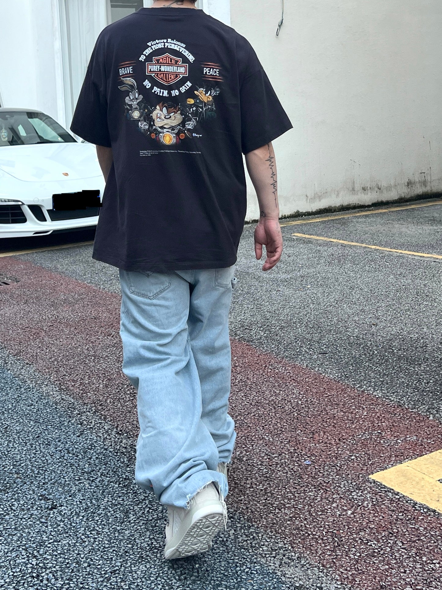 Purey Looney Tunes Bugs Bunny Harley Tee