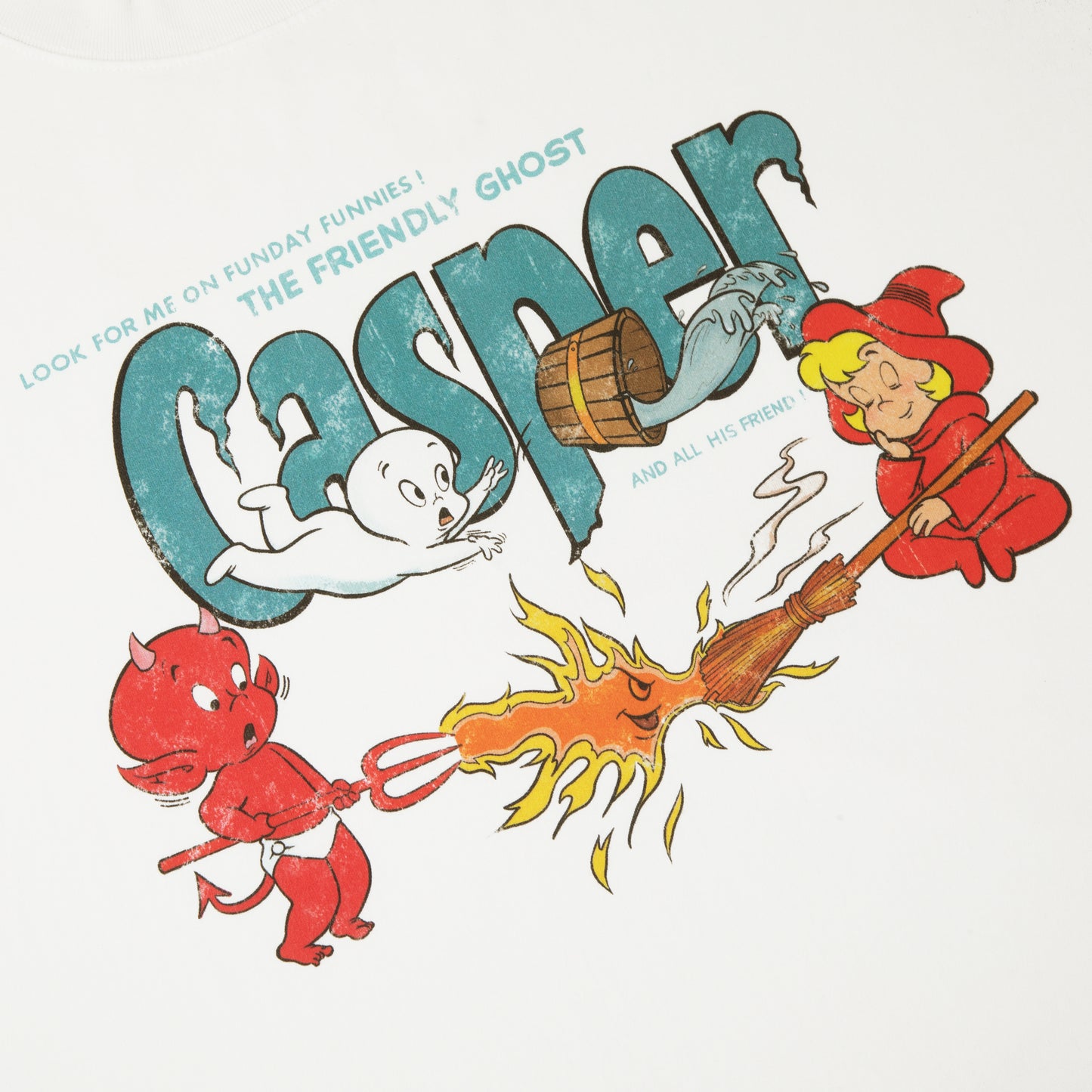 PUREY 24SS Casper with his friends tee