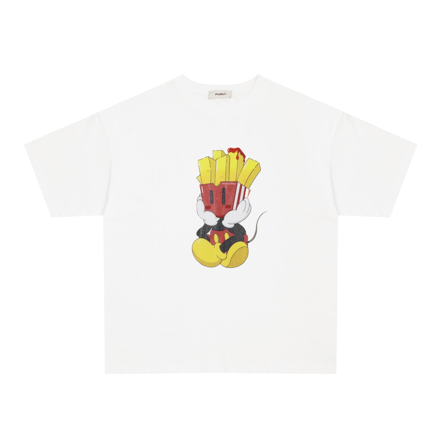 PUREY French Fries Mickey “get the money” tee