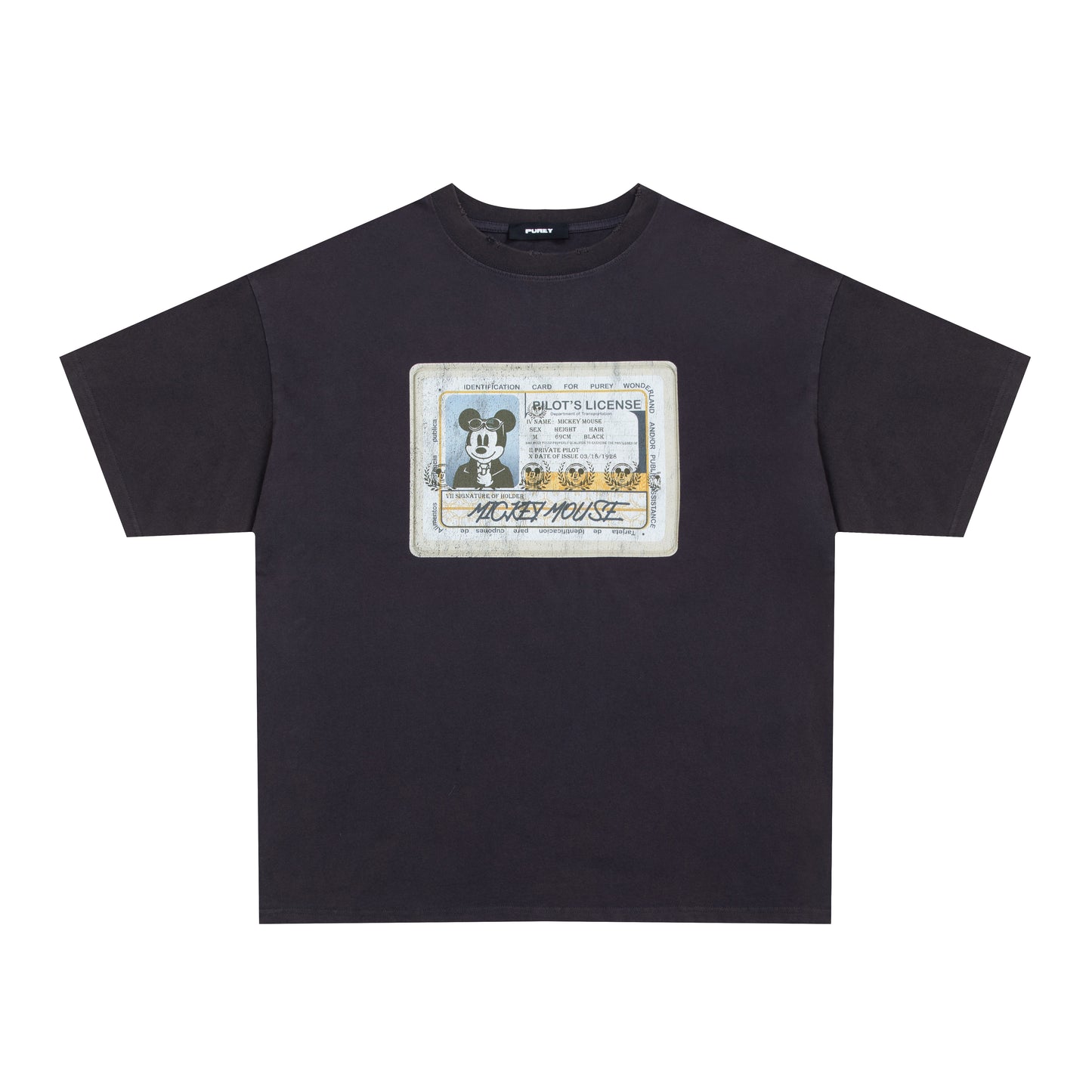 Purey Pilot‘s License Mickey T-Shirt