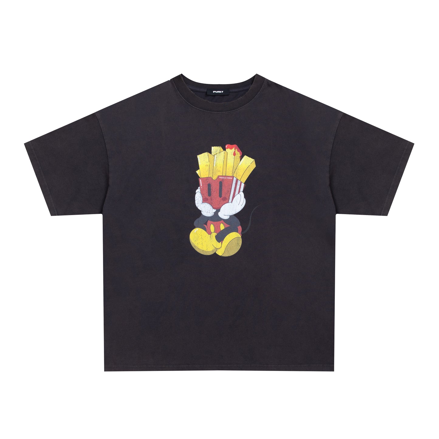 PUREY French Fries Mickey “get the money” tee