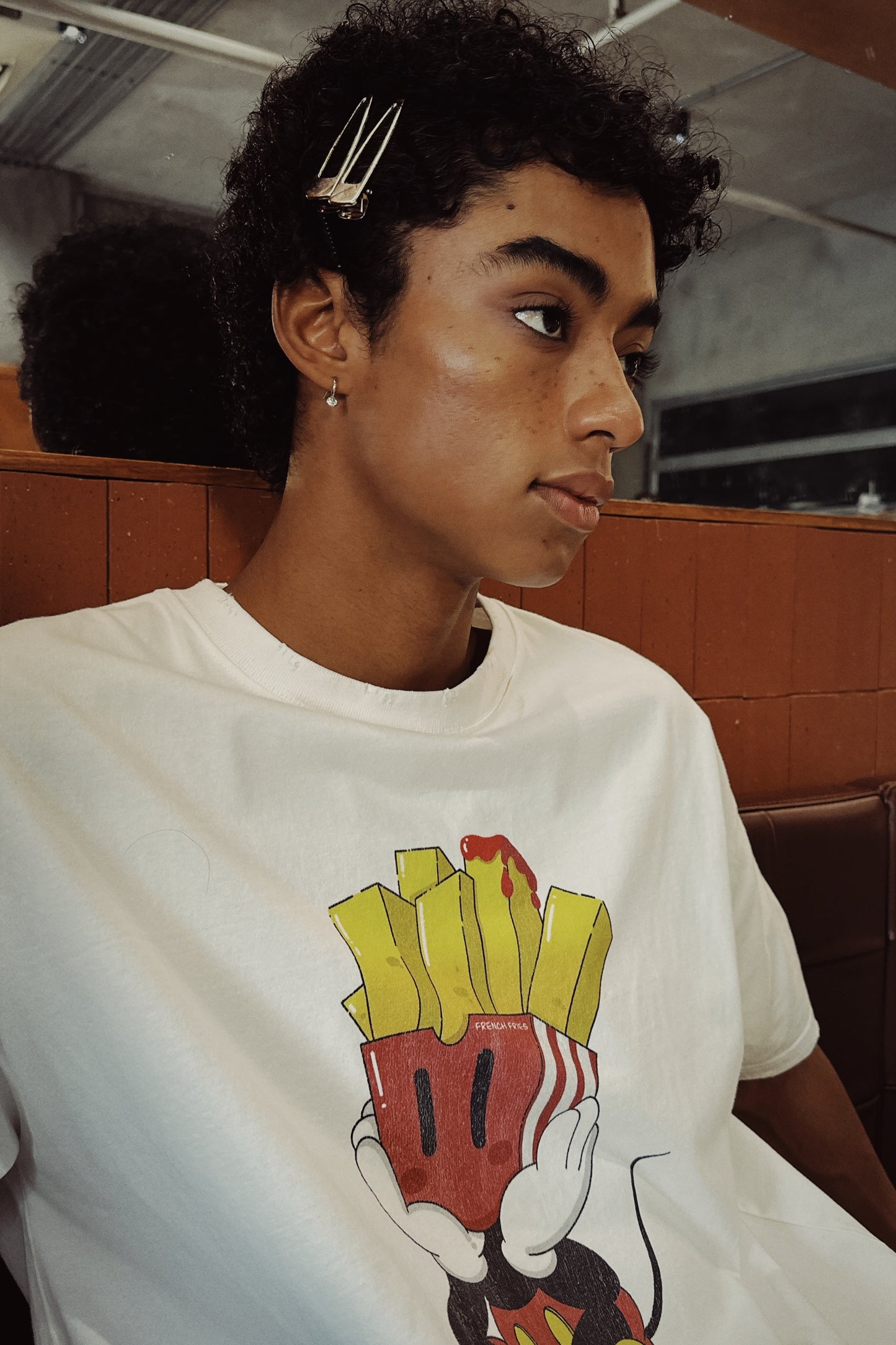 PUREY French Fries Mickey “get the money” tee