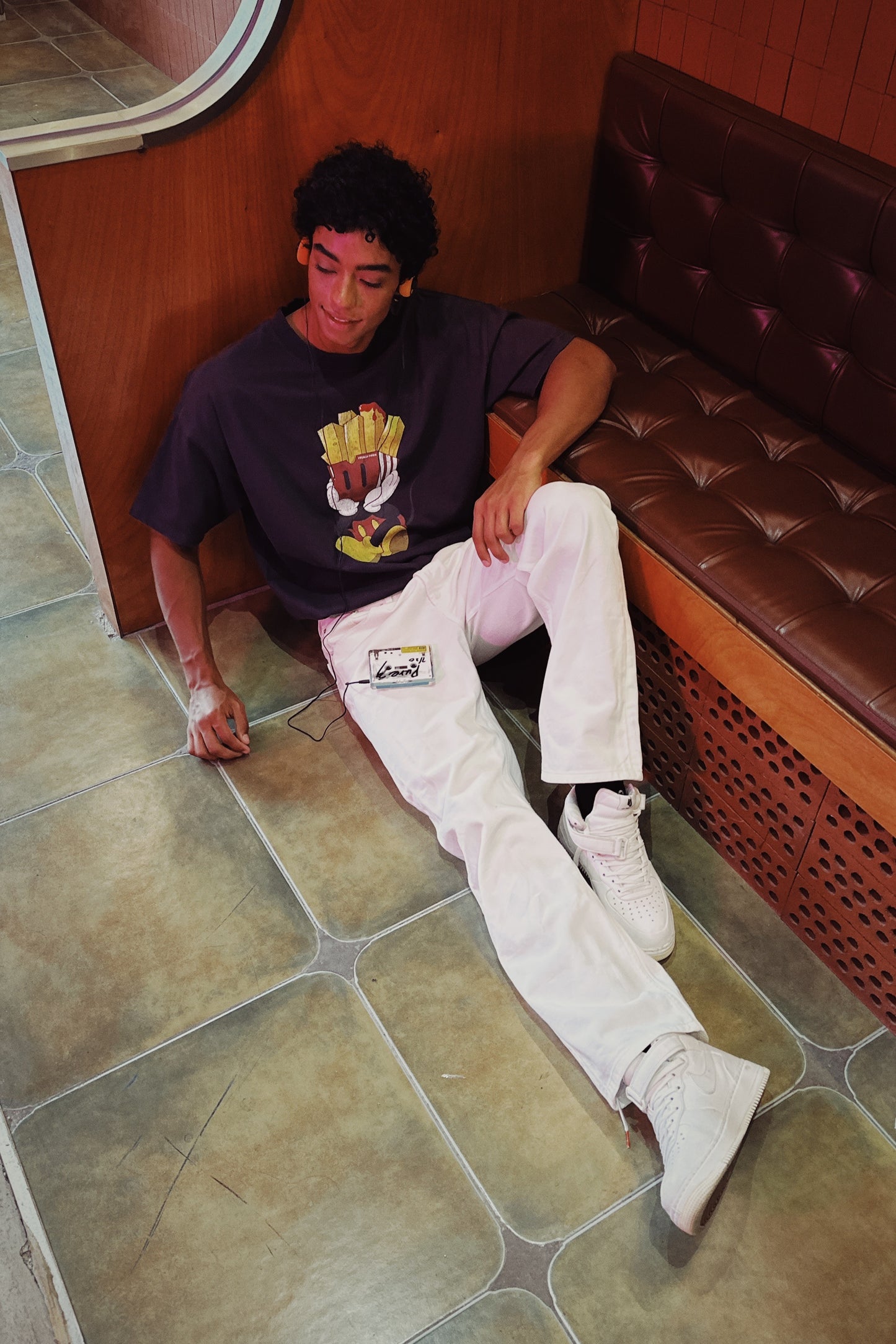 PUREY French Fries Mickey “get the money” tee