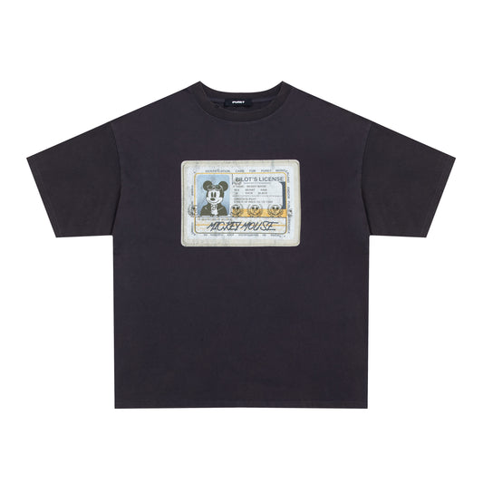 Purey Pilot‘s License Mickey T-Shirt