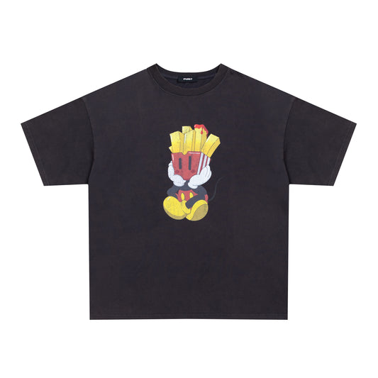 PUREY French Fries Mickey “get the money” tee